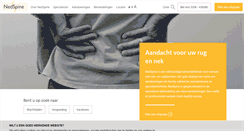Desktop Screenshot of nedspine.nl